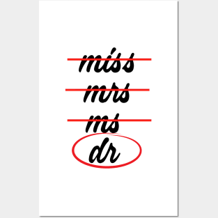 Miss Mrs Ms Dr Checklist Posters and Art